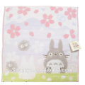 100% Cotton Jacquard Cherry blossoms Totoro Face Towel Soft